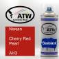 Preview: Nissan, Cherry Red Pearl, AH3: 400ml Sprühdose, von ATW Autoteile West.